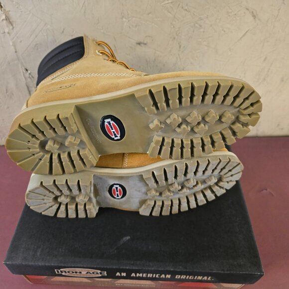 New Iron Age Wheat 6" Waterproof Steel Toe Insulated Work Boots 9M 9.5M 10M 12M - Picture 5 of 6